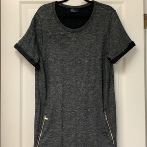 Gap Black Heather Dress with Zip Pockets